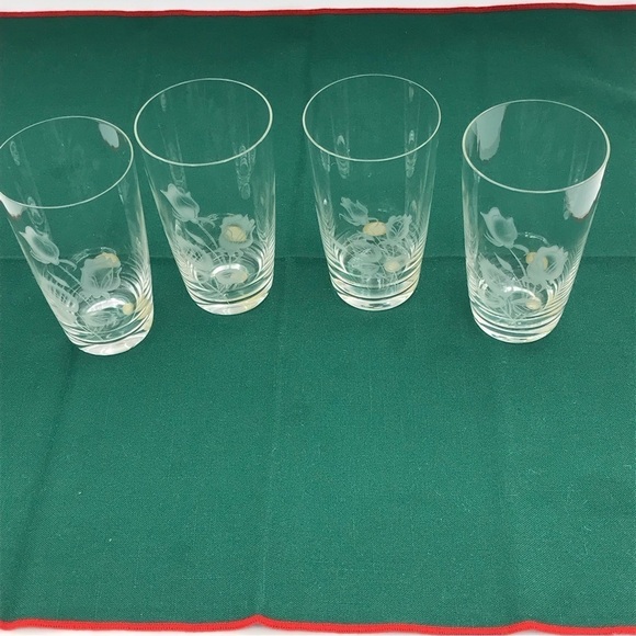 Rosenthal Other - Vintage Rosenthal Etched Glass Set of Glasses
